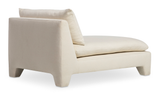 Estelle Chaise Cream by Moe's Home at Eve Furniture