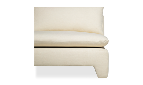 Estelle Chaise Cream by Moe's Home at Eve Furniture