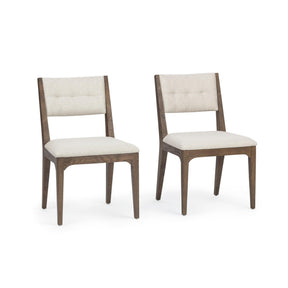 Estelle Soft Cocoa Dining Chair Set of 2 by Classic Home at Eve Furniture