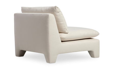 Estelle Lounge Chair Cream by Moe's Home at Eve Furniture