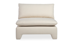 Estelle Lounge Chair Cream by Moe's Home at Eve Furniture