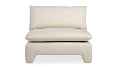 Estelle Lounge Chair Cream by Moe's Home at Eve Furniture