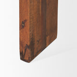 Estelle Rustic Brown Reclaimed Wood Console Table by Mercana at Eve Furniture