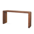 Estelle Rustic Brown Reclaimed Wood Console Table by Mercana at Eve Furniture