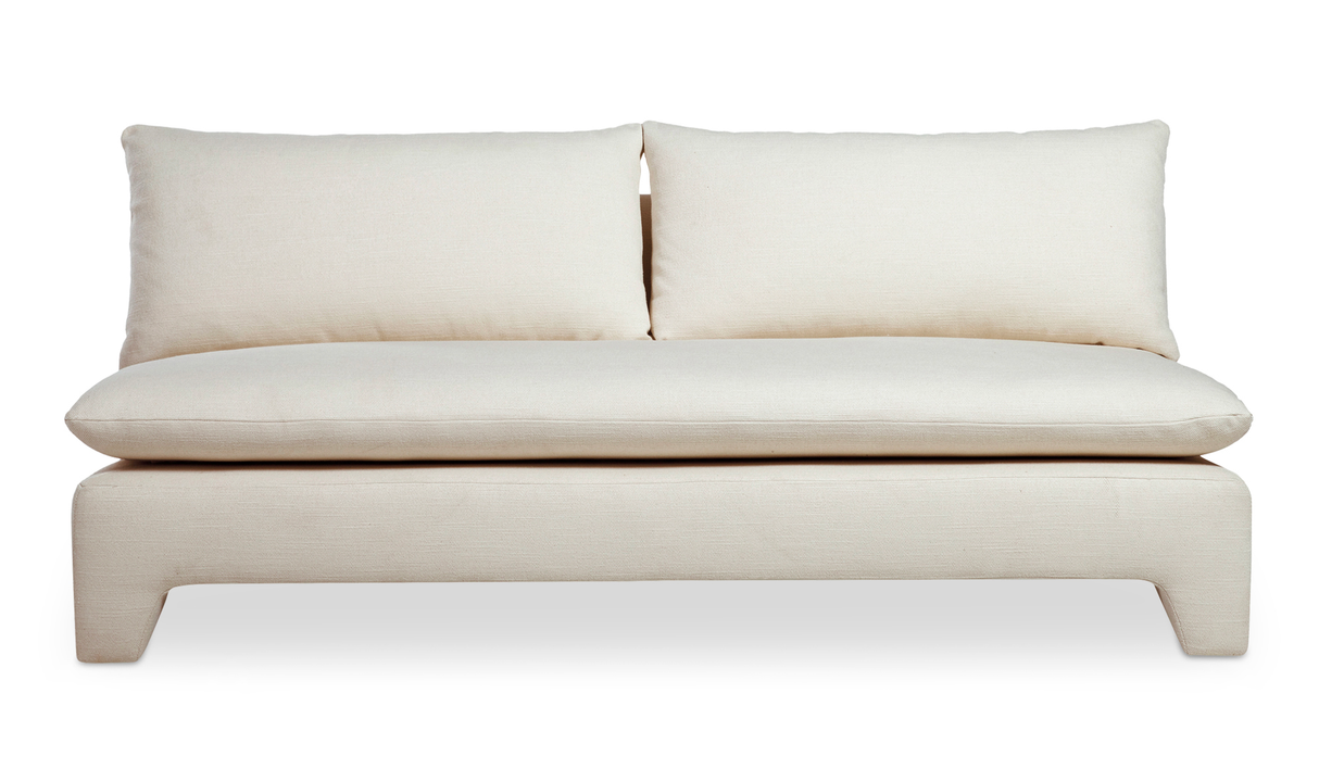 Estelle Sofa Cream by Moe's Home at Eve Furniture