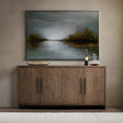 Estelle Soft Cocoa 4 Door Buffet by Classic Home at Eve Furniture