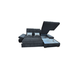 Estero Sectional Right with Bed and storage by ESF Furniture at Eve Furniture
