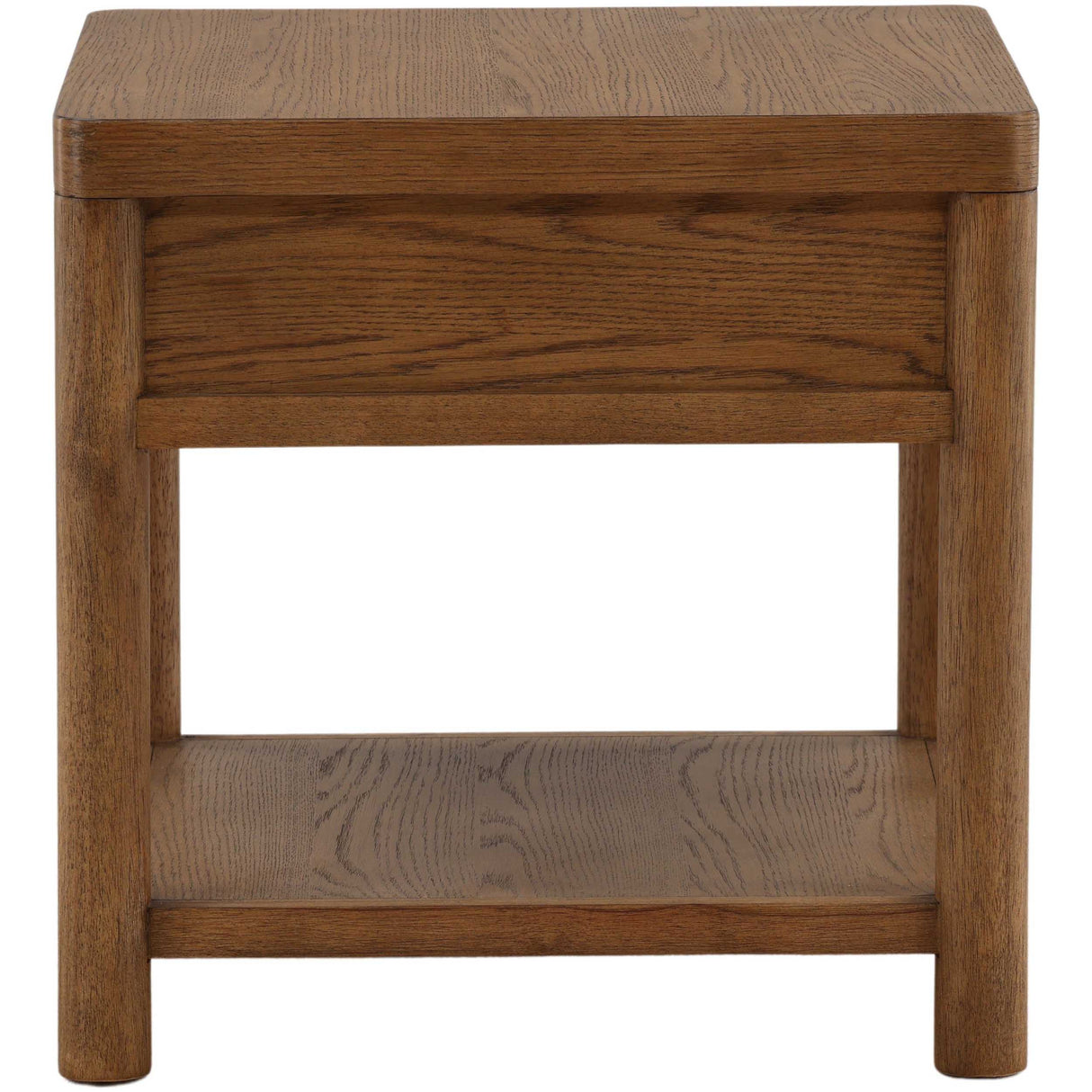Estrada Side Table, Dark Brown by Dovetail at Eve Furniture