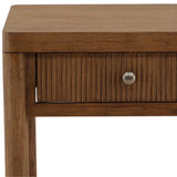 Estrada Side Table, Dark Brown by Dovetail at Eve Furniture