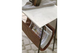 Etanbury Brown/Black/White Accent Table by Ashley at Eve Furniture