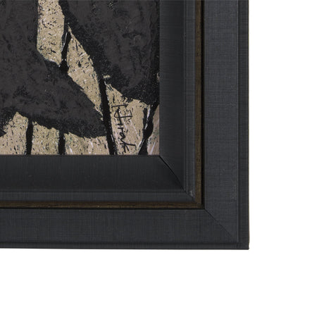 Etched Silouette I by Mercana Studio a Hand Embellished Textured Framed Art Print by Mercana at Eve Furniture