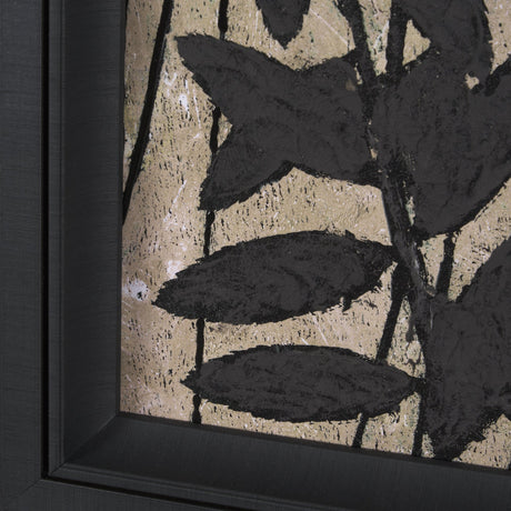 Etched Silouette I by Mercana Studio a Hand Embellished Textured Framed Art Print by Mercana at Eve Furniture