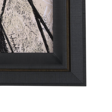 Etched Silouette II by Mercana Studio a Hand Embellished Textured Framed Art Print by Mercana at Eve Furniture