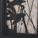 Etched Silouette II by Mercana Studio a Hand Embellished Textured Framed Art Print by Mercana at Eve Furniture
