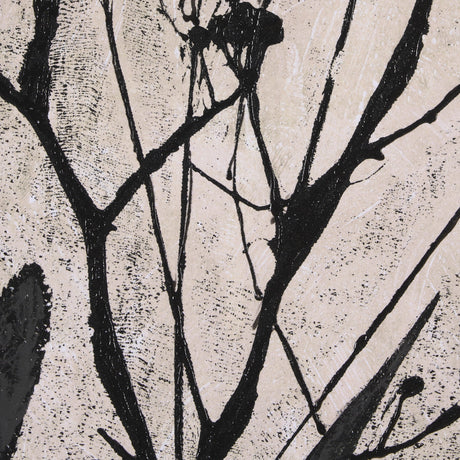 Etched Silouette II by Mercana Studio a Hand Embellished Textured Framed Art Print by Mercana at Eve Furniture
