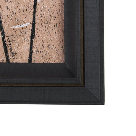 Etched Silouette III by Mercana Studio a Hand Embellished Textured Framed Art Print by Mercana at Eve Furniture