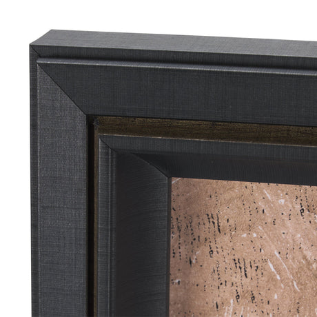 Etched Silouette III by Mercana Studio a Hand Embellished Textured Framed Art Print by Mercana at Eve Furniture