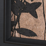Etched Silouette III by Mercana Studio a Hand Embellished Textured Framed Art Print by Mercana at Eve Furniture