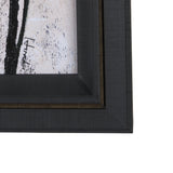 Etched Silouette IV by Mercana Studio a Hand Embellished Textured Framed Art Print by Mercana at Eve Furniture