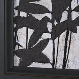Etched Silouette IV by Mercana Studio a Hand Embellished Textured Framed Art Print by Mercana at Eve Furniture