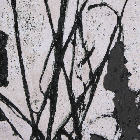 Etched Silouette IV by Mercana Studio a Hand Embellished Textured Framed Art Print by Mercana at Eve Furniture
