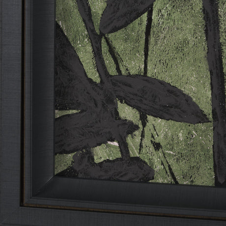 Etched Silouette V by Mercana Studio a Hand Embellished Textured Framed Art Print by Mercana at Eve Furniture