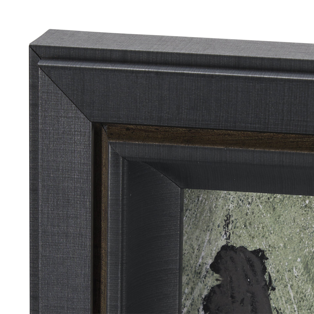 Etched Silouette VI by Mercana Studio a Hand Embellished Textured Framed Art Print by Mercana at Eve Furniture