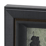 Etched Silouette VI by Mercana Studio a Hand Embellished Textured Framed Art Print by Mercana at Eve Furniture