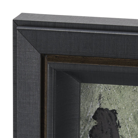 Etched Silouette VI by Mercana Studio a Hand Embellished Textured Framed Art Print by Mercana at Eve Furniture
