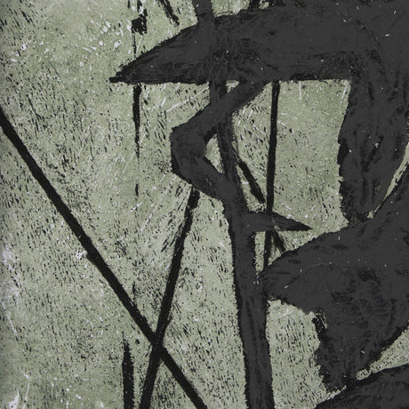 Etched Silouette VI by Mercana Studio a Hand Embellished Textured Framed Art Print by Mercana at Eve Furniture