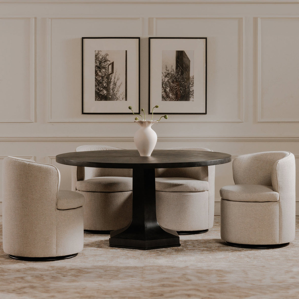 Ethan Black Dining Table by Moe's Home at Eve Furniture