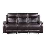Ethan Brown 3-Piece Reclining Living Room Set by New Era Innovations at Eve Furniture