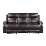 Ethan Brown 3-Piece Reclining Living Room Set by New Era Innovations at Eve Furniture