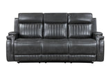 Ethan Dark Grey 3-Piece Reclining Living Room Set by New Era Innovations at Eve Furniture