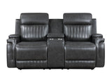 Ethan Dark Grey 3-Piece Reclining Living Room Set by New Era Innovations at Eve Furniture