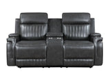 Ethan Dark Grey 3-Piece Reclining Living Room Set by New Era Innovations at Eve Furniture