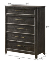 Ethel Dark Brown Chest by Crown Mark at Eve Furniture