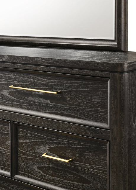 Ethel Dark Brown Dresser by Crown Mark at Eve Furniture
