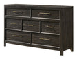 Ethel Dark Brown Dresser by Crown Mark at Eve Furniture