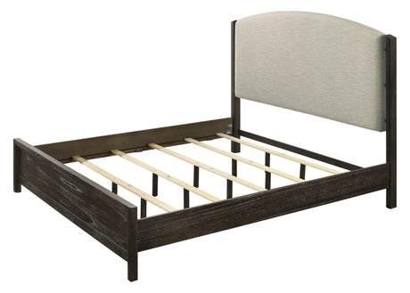 Ethel Dark Brown King Panel Bed by Crown Mark at Eve Furniture