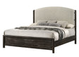 Ethel Dark Brown King Panel Bed by Crown Mark at Eve Furniture