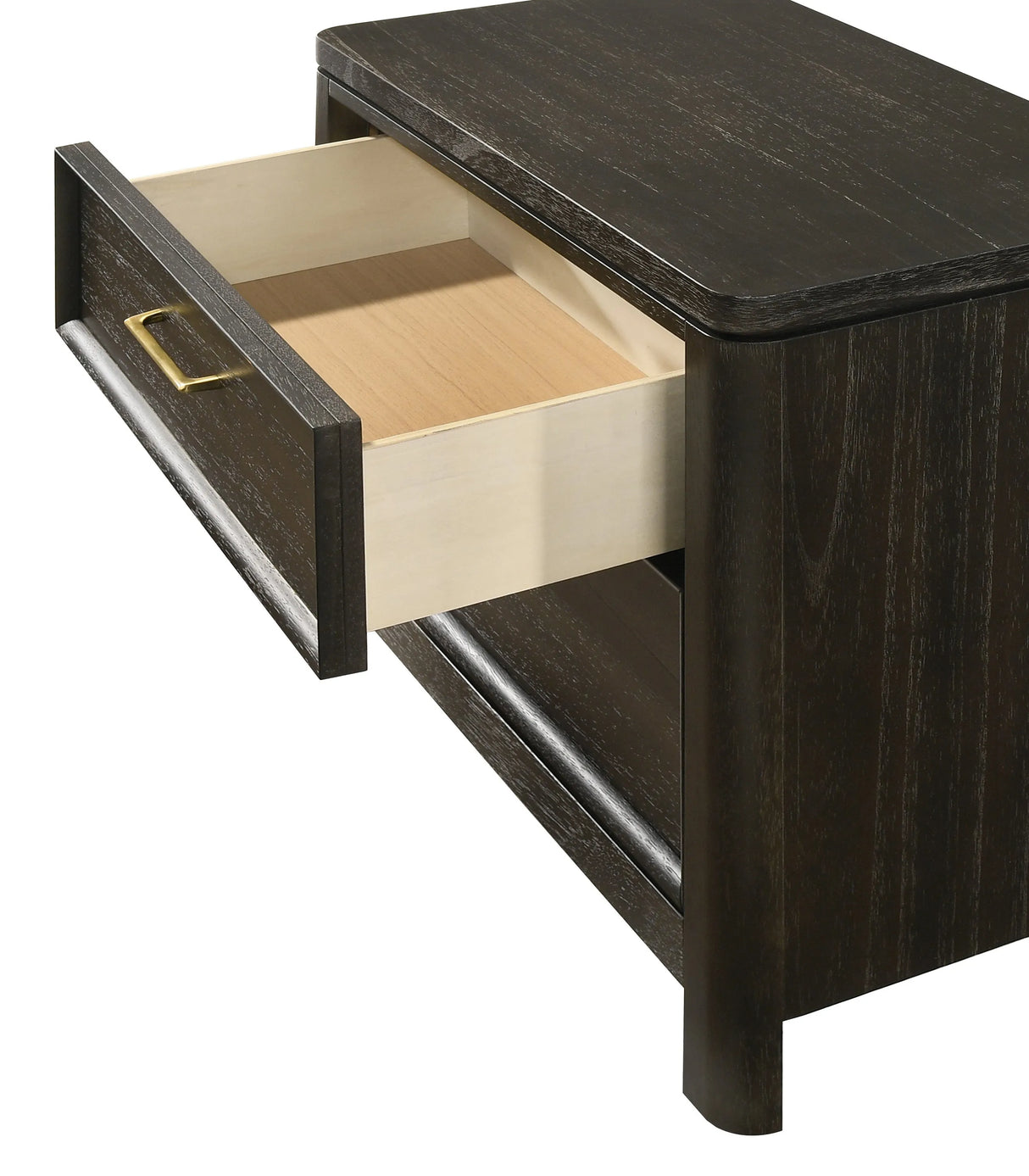 Ethel Dark Brown Nightstand by Crown Mark at Eve Furniture