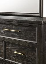 Ethel Dark Brown Panel Bedroom Set by Crown Mark at Eve Furniture
