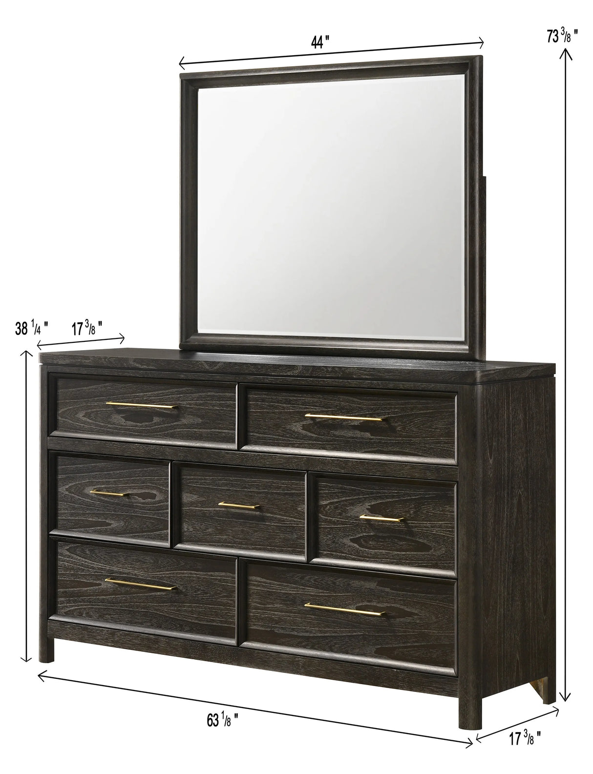Ethel Dark Brown Panel Bedroom Set by Crown Mark at Eve Furniture