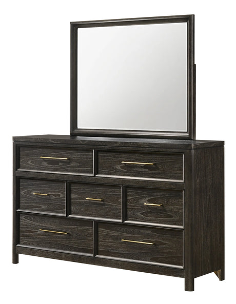Ethel Dark Brown Panel Bedroom Set by Crown Mark at Eve Furniture