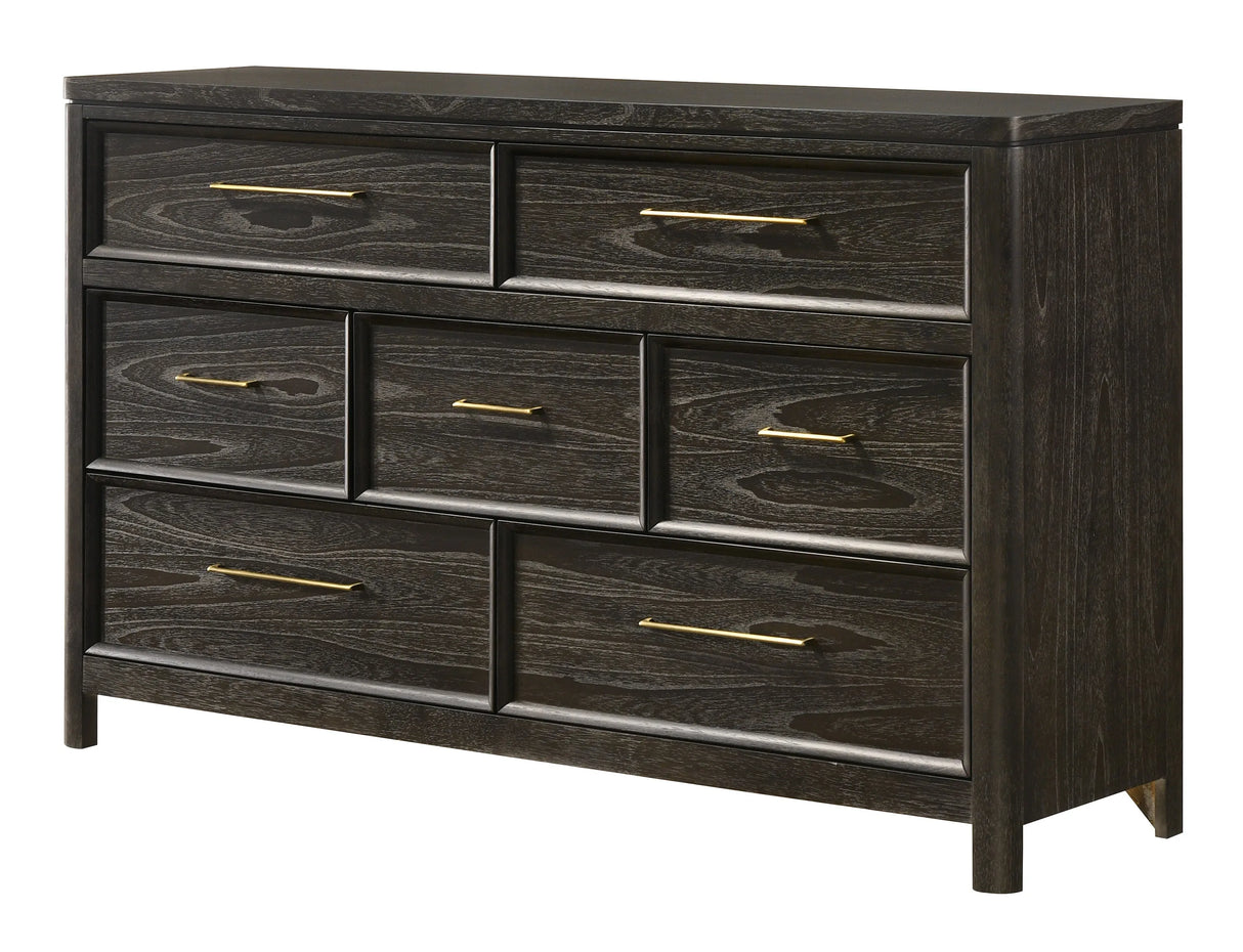 Ethel Dark Brown Panel Bedroom Set by Crown Mark at Eve Furniture