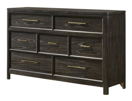 Ethel Dark Brown Panel Bedroom Set by Crown Mark at Eve Furniture