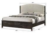 Ethel Dark Brown Queen Panel Bed by Crown Mark at Eve Furniture