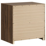 Etienne Walnut 2-drawer Nightstand Bedside Table by Coaster at Eve Furniture