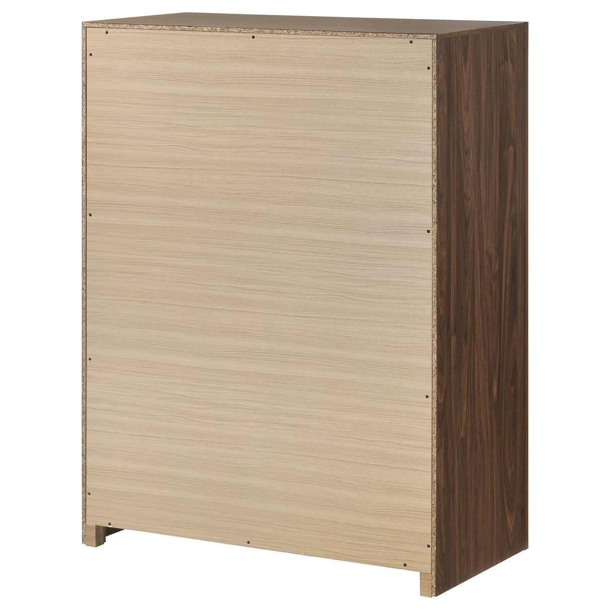 Etienne Walnut 5-drawer Bedroom Chest Of Drawers by Coaster at Eve Furniture